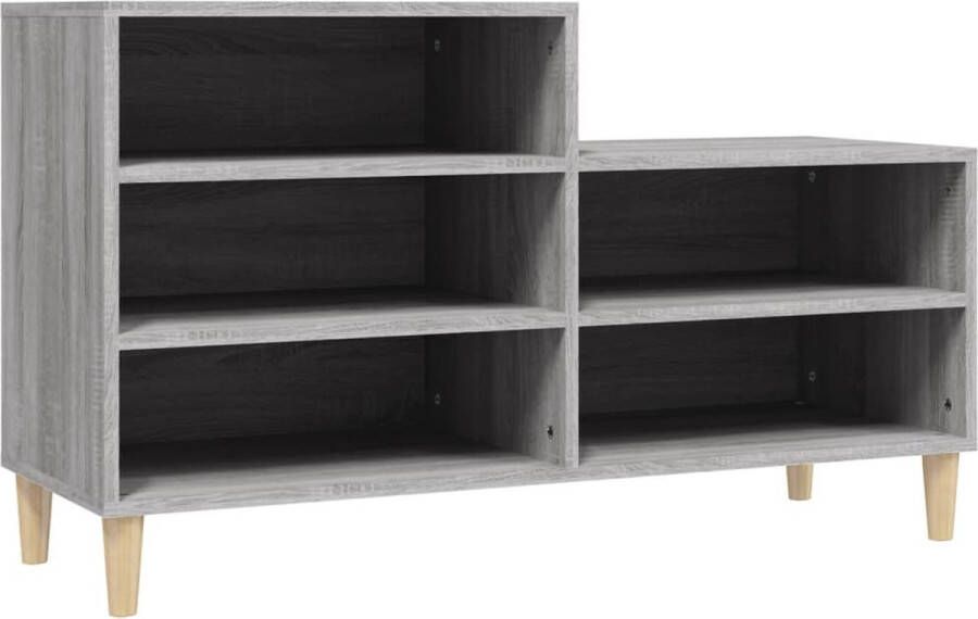 VidaXL -Schoenenkast-102x36x60-cm-bewerkt-hout-sonoma-grijs