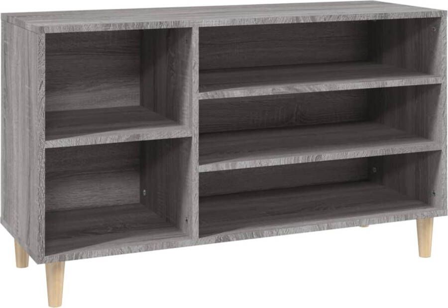 VidaXL -Schoenenkast-102x36x60-cm-bewerkt-hout-sonoma-grijs - Foto 2