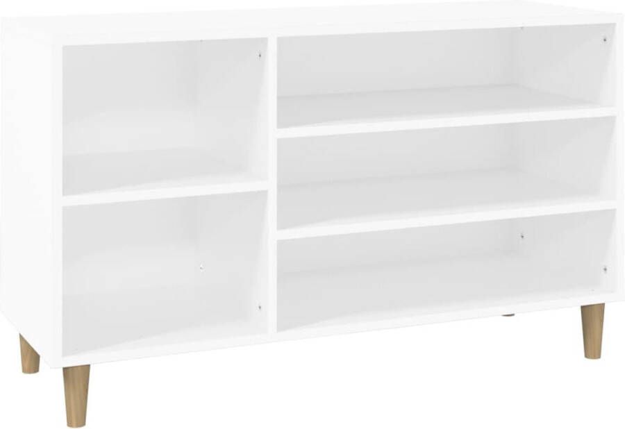 VidaXL Schoenenkast 102x36x60 cm bewerkt hout wit - Foto 3