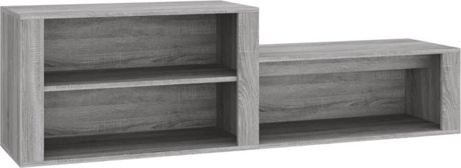 VidaXL -Schoenenkast-150x35x45-cm-bewerkt-hout-grijs-sonoma