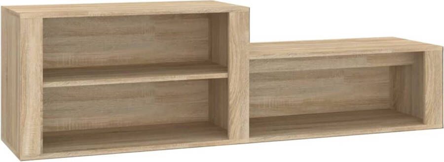 VidaXL -Schoenenkast-150x35x45-cm-bewerkt-hout-sonoma-eikenkleurig