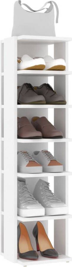 VidaXL -Schoenenkast-27 5x27x102-cm-bewerkt-hout-sonoma-eikenkleurig - Foto 2