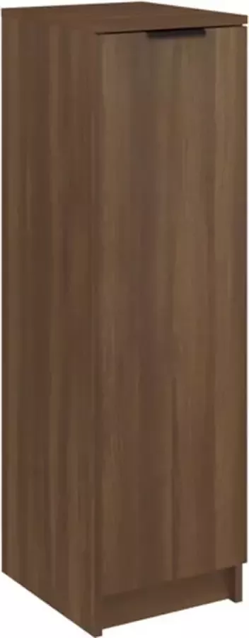 VidaXL -Schoenenkast-30x35x100-cm-bewerkt-hout-bruineikenkleurig - Foto 2