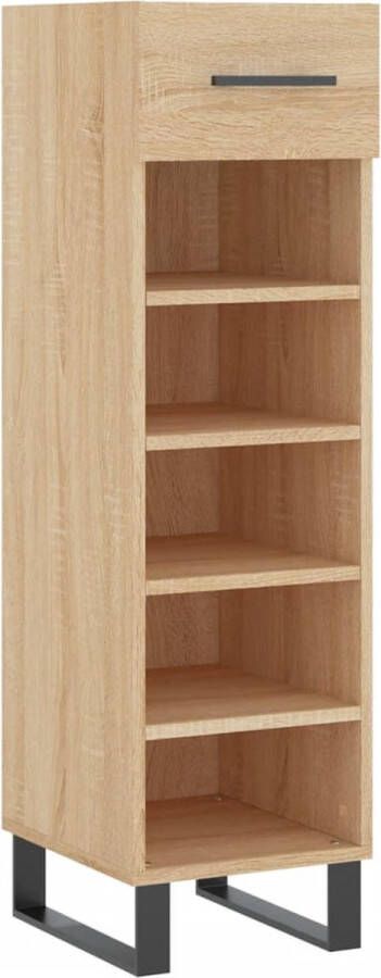 VidaXL -Schoenenkast-30x35x105-cm-bewerkt-hout-sonoma-eikenkleurig - Foto 1