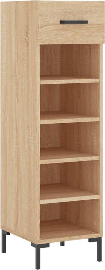 VidaXL -Schoenenkast-30x35x105-cm-bewerkt-hout-sonoma-eikenkleurig - Foto 1