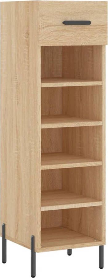 VidaXL -Schoenenkast-30x35x105-cm-bewerkt-hout-sonoma-eikenkleurig - Foto 1