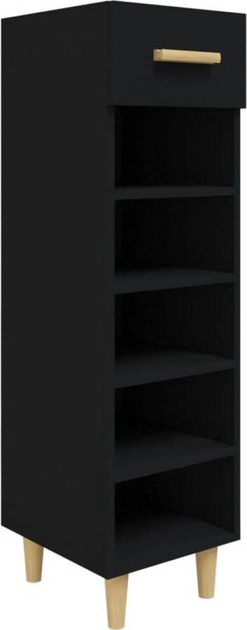 VidaXL -Schoenenkast-30x35x105-cm-bewerkt-hout-zwart