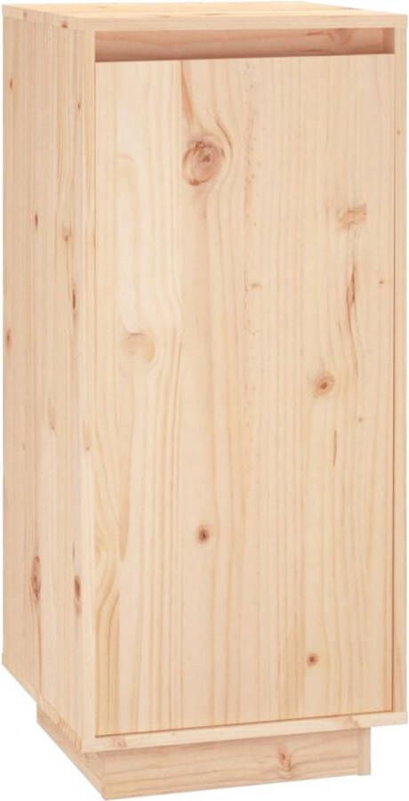 VidaXL -Schoenenkast-35x35x80-cm-massief-grenenhout-grijs - Foto 3