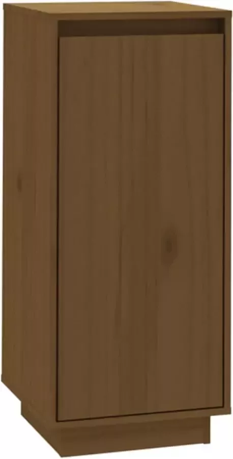VidaXL Schoenenkast 35x35x80 cm massief grenenhout honingbruin
