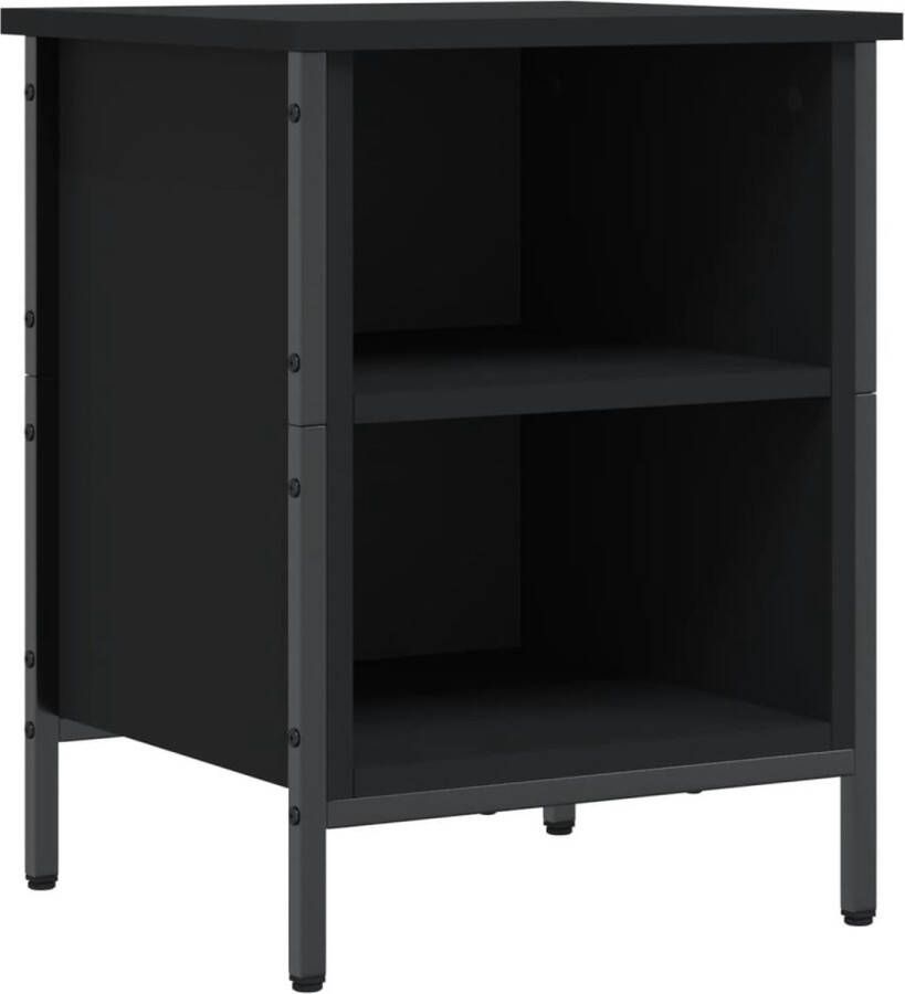 VidaXL -Schoenenkast-38x35x50-cm-bewerkt-hout-zwart