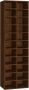 VidaXL -Schoenenkast-54x34x183-cm-bewerkt-hout-bruineikenkleurig - Thumbnail 1