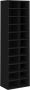 VidaXL Prolenta Premium Schoenenkast 54x34x183 cm bewerkt hout zwart - Thumbnail 2