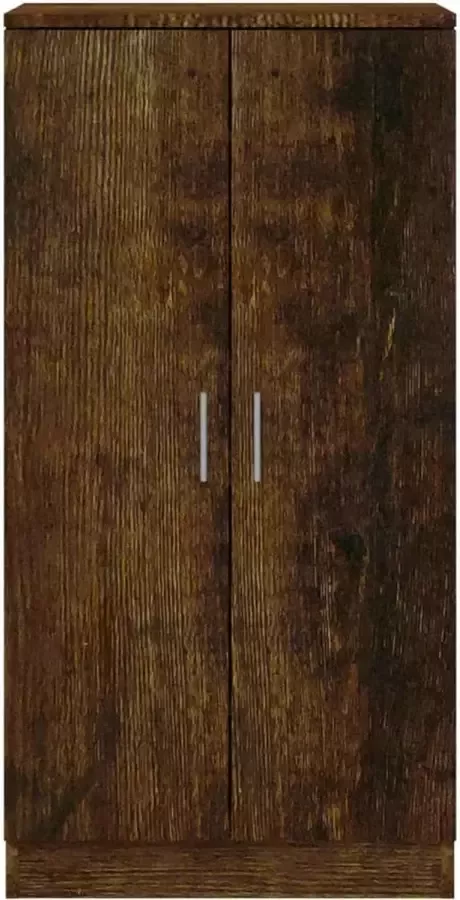 VidaXL -Schoenenkast-55x35x108-cm-bewerkt-hout-gerookt-eikenkleurig