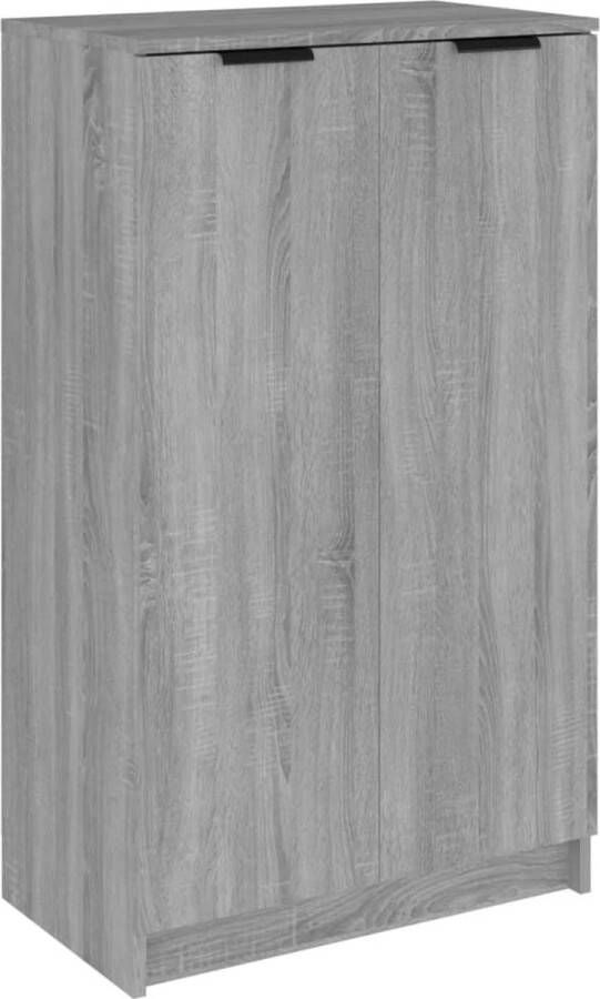 VidaXL -Schoenenkast-59x35x100-cm-bewerkt-hout-grijs-sonoma-eikenkleur