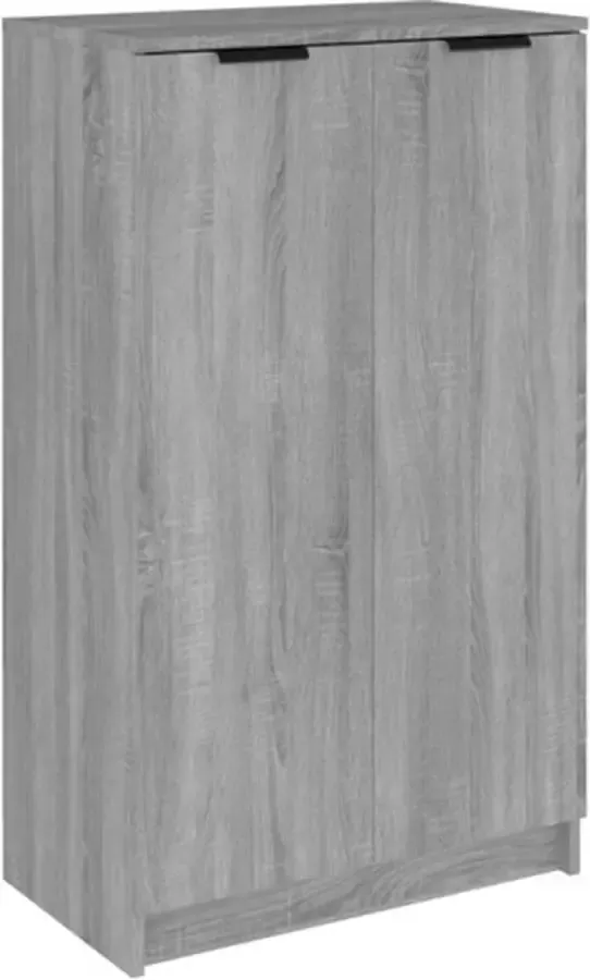 VidaXL -Schoenenkast-59x35x100-cm-bewerkt-hout-grijs-sonoma-eikenkleur - Foto 3