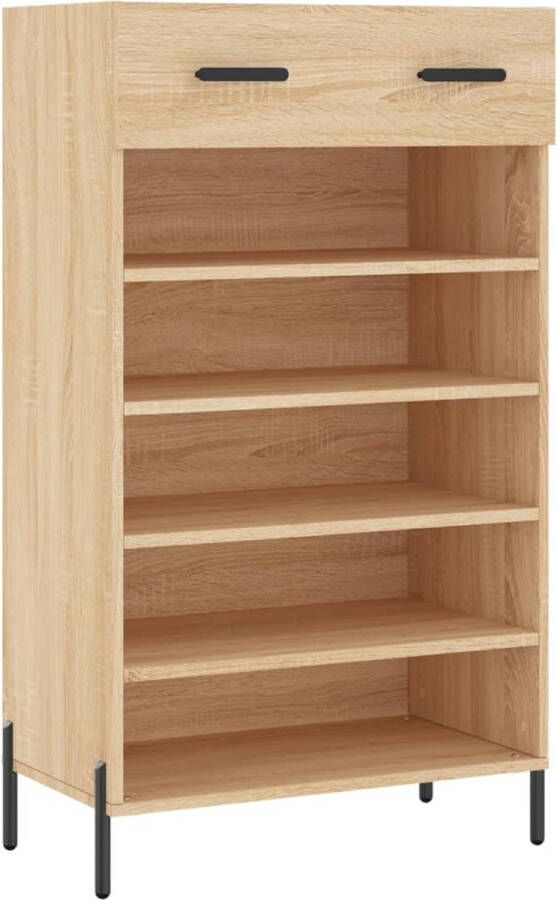 VidaXL -Schoenenkast-60x35x105-cm-bewerkt-hout-sonoma-eikenkleurig - Foto 1