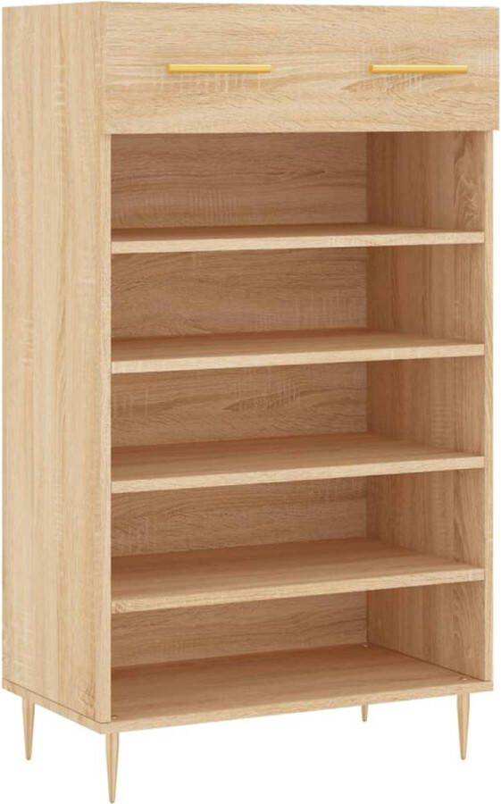 VidaXL -Schoenenkast-60x35x105-cm-bewerkt-hout-sonoma-eikenkleurig - Foto 1