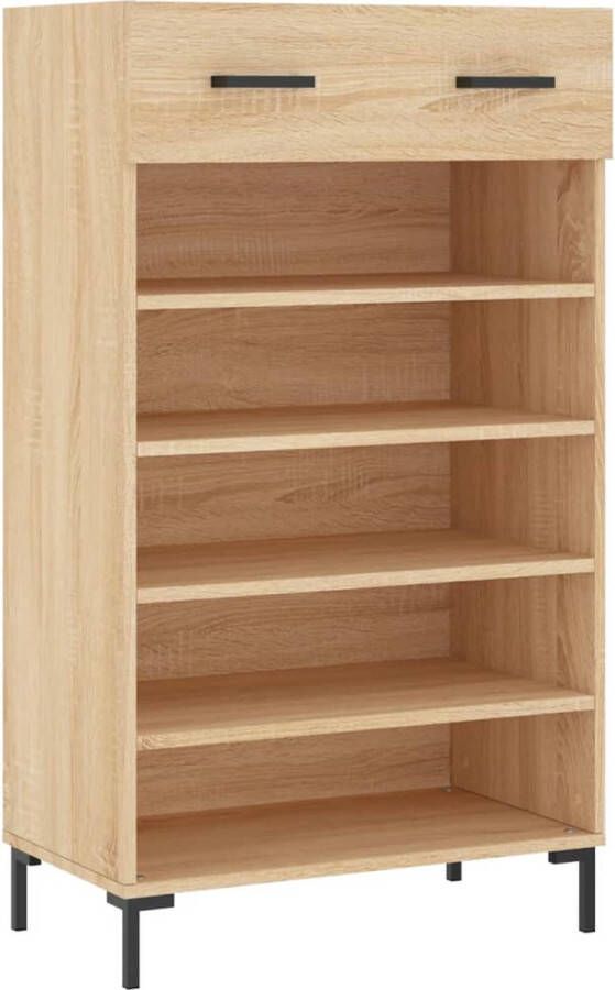 VidaXL -Schoenenkast-60x35x105-cm-bewerkt-hout-sonoma-eikenkleurig - Foto 1