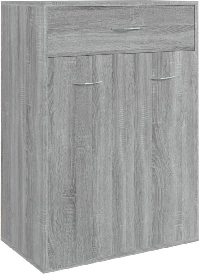 vidaXL -Schoenenkast-60x35x84-cm-bewerkt-hout-grijs-sonoma