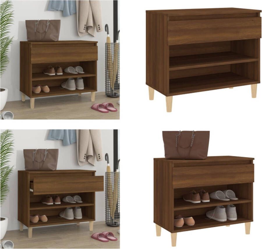 VidaXL -Schoenenkast-70x36x60-cm-bewerkt-hout-bruineikenkleurig