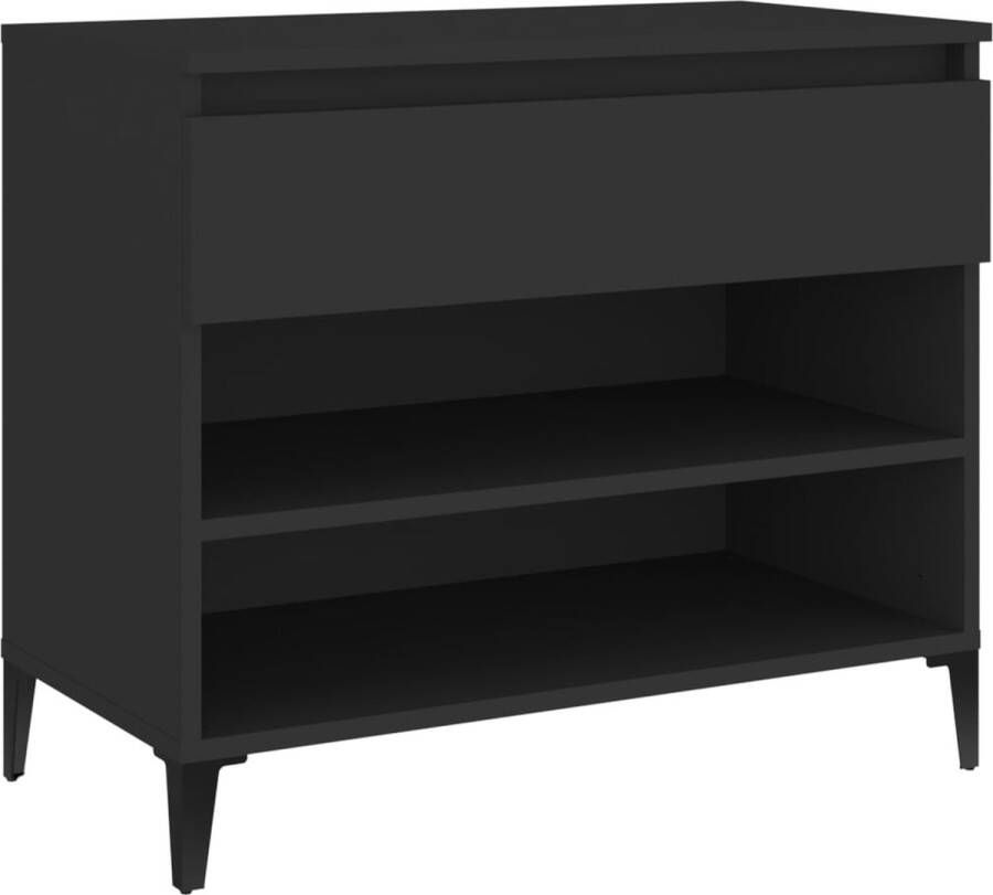 VidaXL -Schoenenkast-70x36x60-cm-bewerkt-hout-zwart