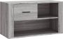 VidaXL Prolenta Premium Schoenenkast 80x35x45 cm bewerkt hout grijs sonoma - Thumbnail 2