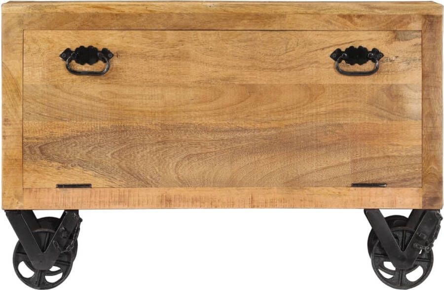 VidaXL -Schoenenkast-86x35x55-cm-massief-mangohout - Foto 2