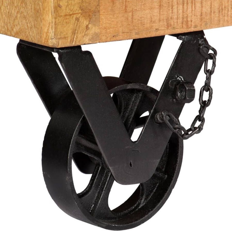 VidaXL -Schoenenkast-86x35x55-cm-massief-mangohout - Foto 1