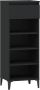 VidaXL -Schoenenrek-40x36x105-cm-bewerkt-hout-zwart - Thumbnail 2