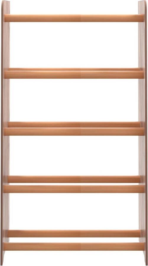 vidaXL -Schoenenrek-65x24x117-cm-bewerkt-hout-bruin