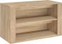 VidaXL -Schoenenrek-75x35x45-cm-bewerkt-hout-sonoma-eikenkleurig - Thumbnail 1