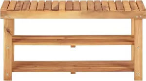 VidaXL Schoenenrek 90x32x46 cm massief acaciahout