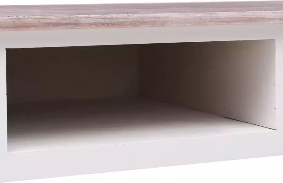 VidaXL -Schrijftafel-110x45x76-cm-hout-bruin - Foto 1