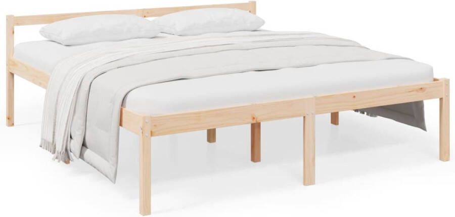 VidaXL -Bedframe-massief-grenenhout-180x200-cm-6FT-super-king - Foto 3