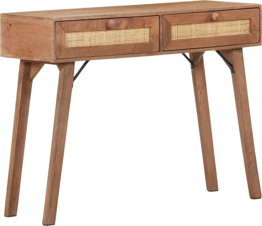 VidaXL Sidetable 100x35x76 cm massief mangohout
