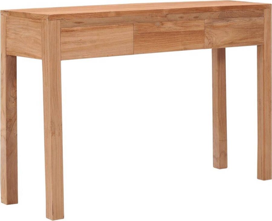 VidaXL Sidetable 110x35x75 cm massief teakhout