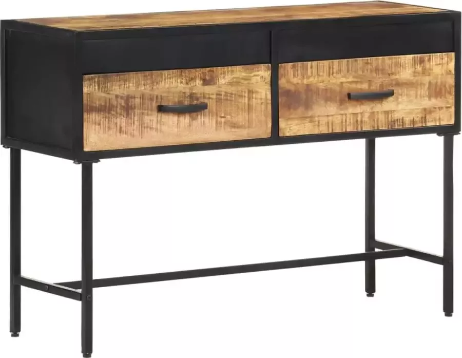 VidaXL Sidetable 110x35x75 cm ruw mangohout
