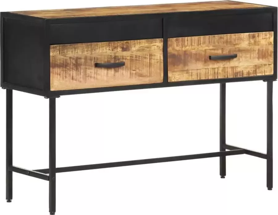 VidaXL Sidetable 110x35x75 cm Ruw mangohout