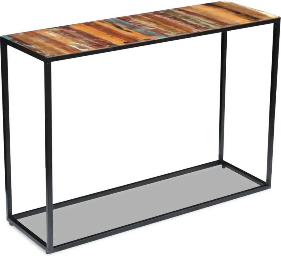VidaXL Sidetable 110x35x76 cm massief gerecycled hout