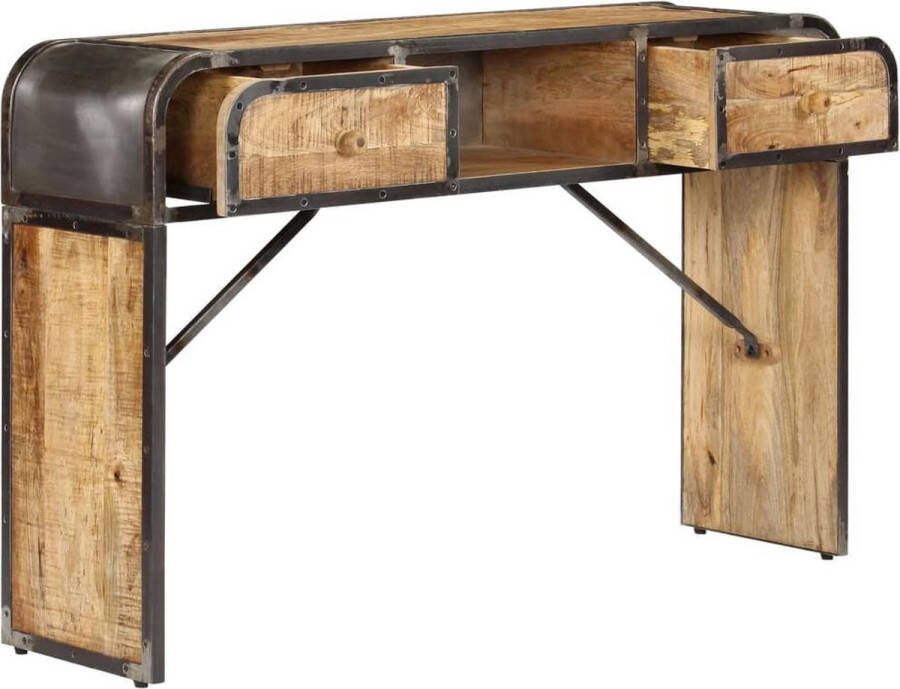 VidaXL Sidetable 120x30x75 cm massief mangohout