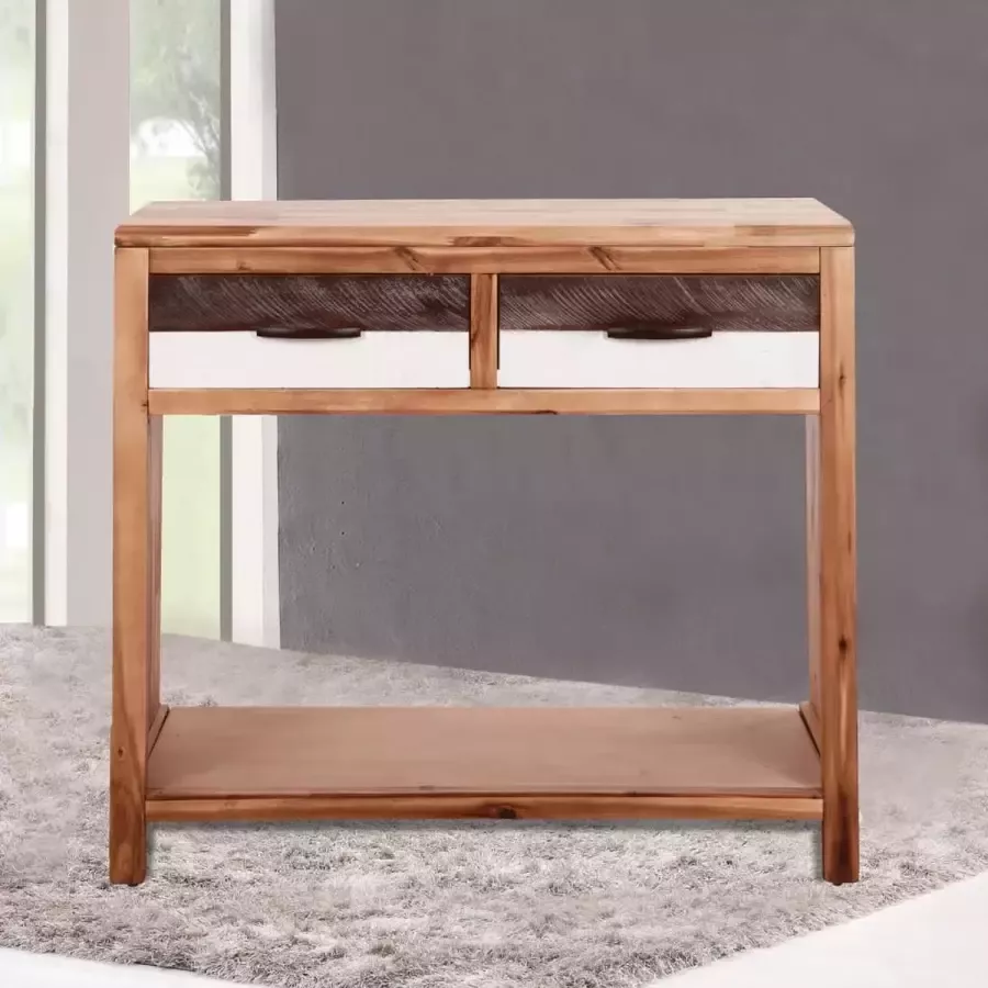 VidaXL Sidetable 86x30x75 cm massief acaciahout
