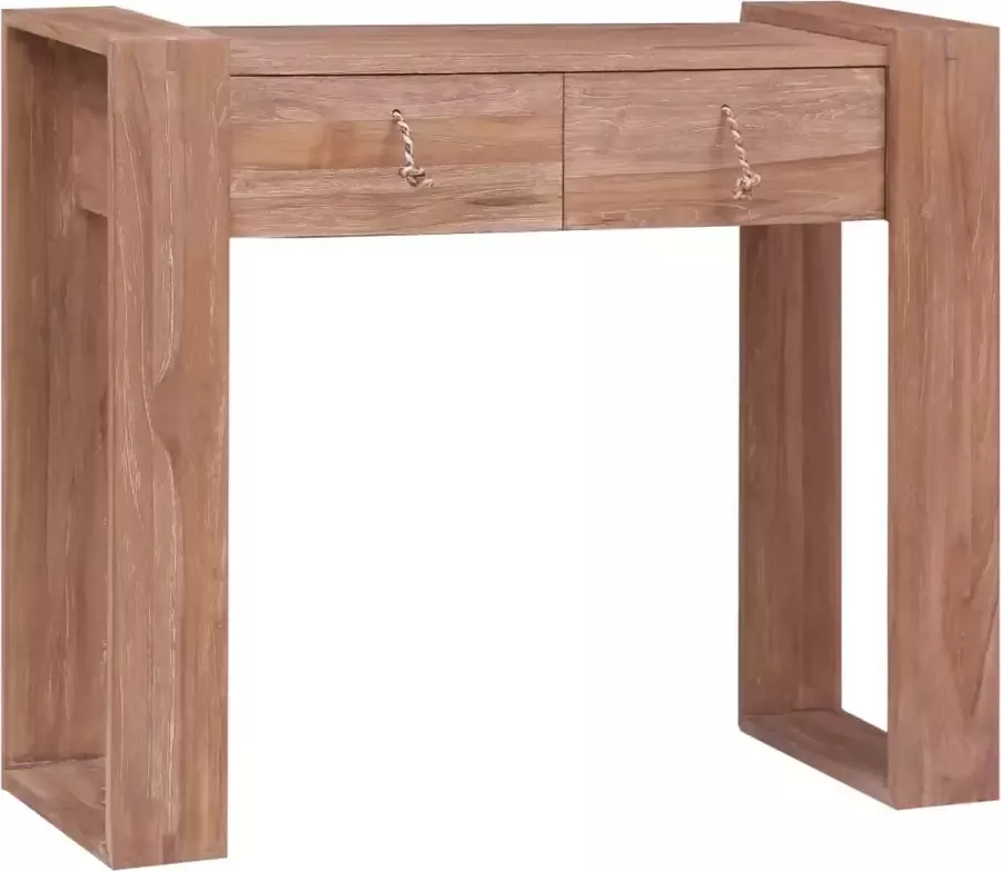 VidaXL Sidetable 90x35x75 cm massief teakhout