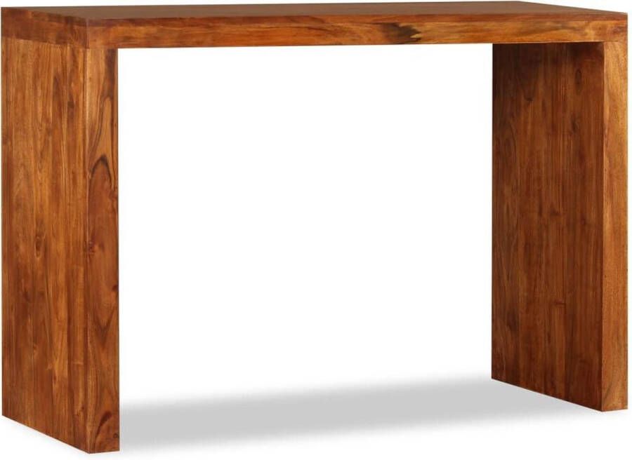 VidaXL Sidetable massief hout met sheesham-afwerking 110x40x76 cm