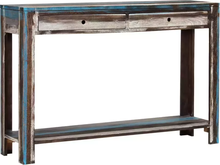 VidaXL Sidetable massief hout vintage 118x30x80 cm