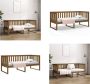 VidaXL Slaapbank 100 x 200 cm massief grenenhout honingbruin Slaapbank Slaapbanken Bedbank Bed - Thumbnail 2