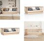 VidaXL Slaapbank 100x200 cm massief grenenhout Slaapbank Slaapbanken Bedbank Bed - Thumbnail 1