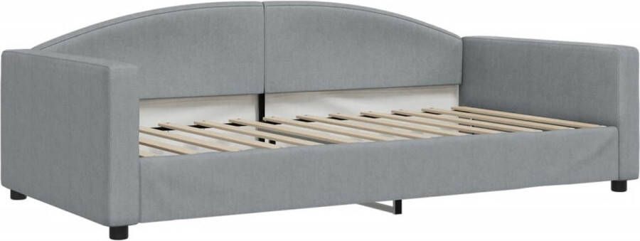 VidaXL -Slaapbank-100x200-cm-stof-lichtgrijs - Foto 3