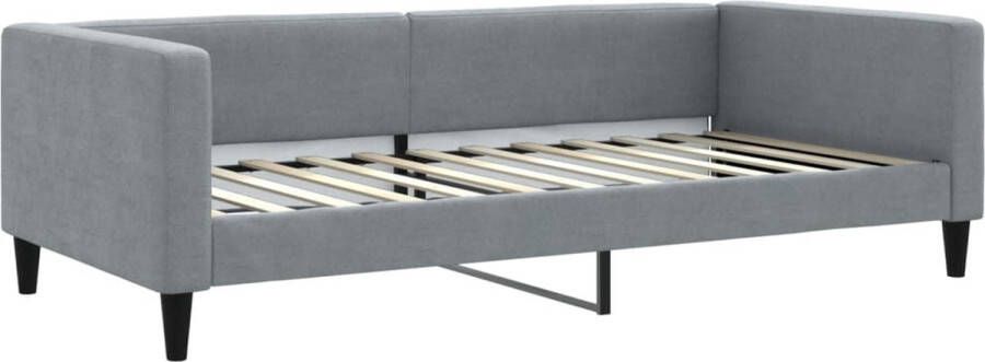 VidaXL -Slaapbank-100x200-cm-stof-lichtgrijs - Foto 4