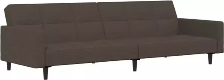 VidaXL -Slaapbank-2-zits-microvezelstof-donkergrijs - Foto 2