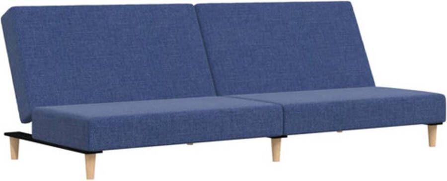VidaXL -Slaapbank-2-zits-stof-blauw - Foto 2